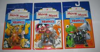   Show Kermit Fozzie Animal Movie Mini Imaginations 1988 Diecast Figure