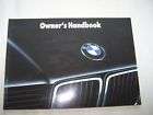 1991 BMW 735 750i OWNERS MANUAL parts service MANUAL