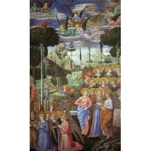FRAMED oil paintings   Benozzo Gozzoli   24 x 40 inches   Angels 