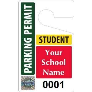  Plastic ToughTags for Student Parking Permits ToughTag, 3 