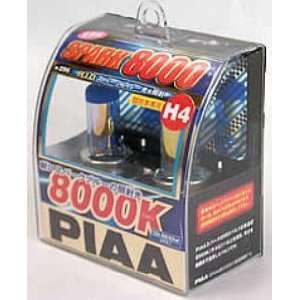  PIAA SPARK8000 8000K H4 Headlight Bulbs Automotive