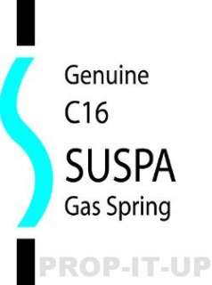 SUSPA C16 06389 GAS PROP STRUT SPRING SHOCK SET (2) NEW  