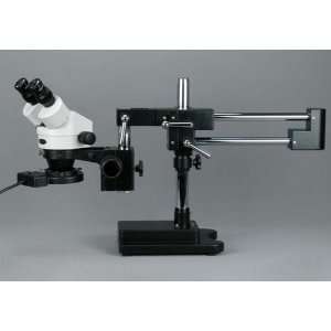  3.5 90x Stereo Industrial Inspection Boom Microscope 