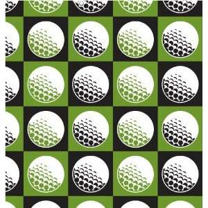  Golf Graphic, 24x417 Half Ream Roll Gift Wrap Office 