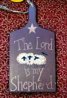 THE LORD IS MY SHEPHERD PLAQUE  6 1/2 X 13  