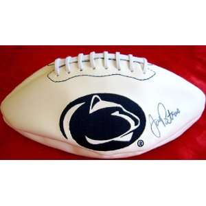  Paterno Penn State Nittany Lions Autographed / Signed Logo Football 