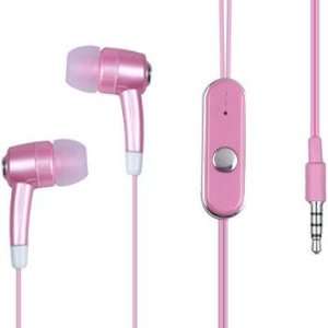  Pink Stereo Hands Free Headset for Blackberry 8220 Pearl 