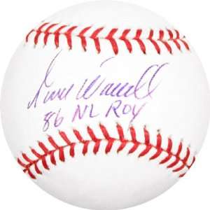  Todd Worrell Autographed Baseball with 86 NL ROY 