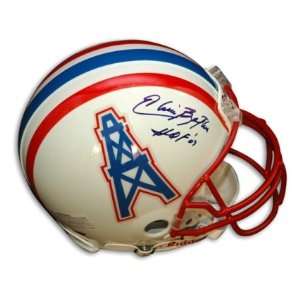  Elvin Bethea Houston Oilers Autographed Helmet with HOF 03 