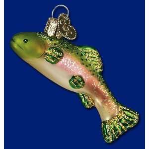  Old World Christmas Mini Trout Ornament 