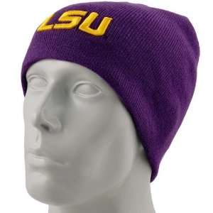  Top of the World LSU Tigers Purple Easy Does It Knit 