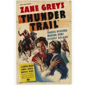  Thunder Trail (1937) 27 x 40 Movie Poster Style A