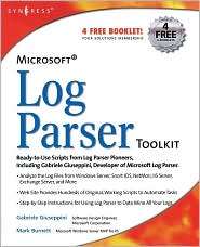 Microsoft Log Parser Toolkit, (1932266526), Gabriele Giuseppini 