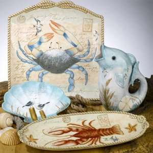  Shore Thing 3 D Dessert Plate   Shell, By Susan Winget 