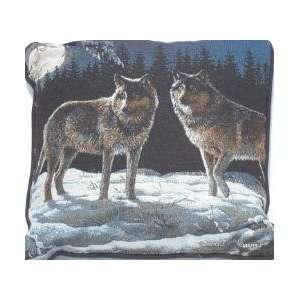  Two Wolves Pillow