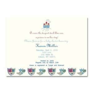  A Prince Is On His Way Baby Shower Invitation (Boy 