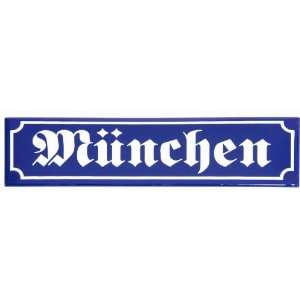  Munchen Street Sign Magnet