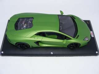 18 MR Lamborghini Aventador 2011 Matt Metallic Green Limited to 33 