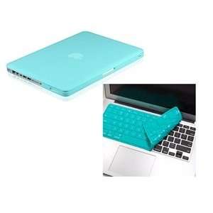  / Cover SET + Teal Solid Silicone Keyboard Skin Cover for 13 A1278 