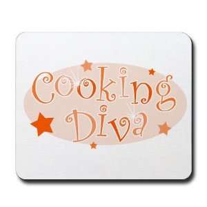  Cooking Diva orange Hobbies Mousepad by  Office 