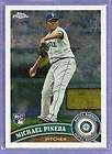 2011 MICHAEL PINEDA TOPPS TIER ONE 1 SP GREEN 199 SEATTLE MARINERS NO 