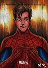 Jay David Lee Spider man Sketch Card 2011 Marvel Universe Rittenhouse 