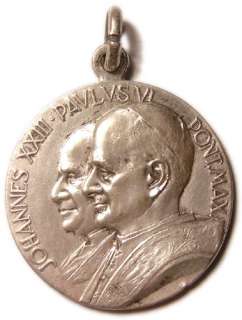 JOHN XXIII   PAUL VI CONCILUM OECUMENICUM II MEDAL  