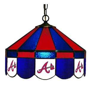 Atlanta Braves 16 Stained Glass Pub Lamp  Sports 