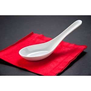   Melamine Chinese / Asian Wonton Soup Spoon 12 / Box