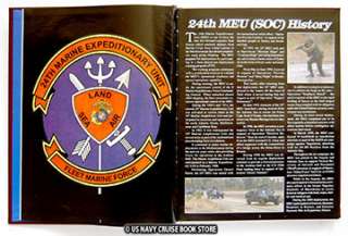 USMC 24th MEU MEDITERRANEAN CRUISE BOOK 2001  