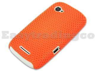 Orange Mesh Back Cover Case for Motorola Fire XT XT531  