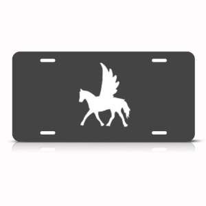 Pegasus Pegas Horse Novelty Animal Metal License Plate Wall Sign Tag 