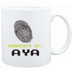    Property of _ Aya   Fingerprint  Female Names