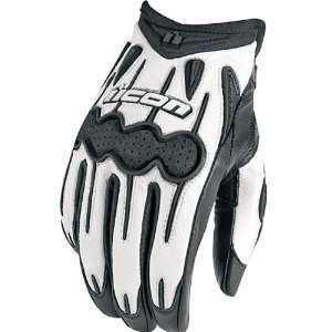  ICON WOMENS ARC MOTORCYCLE LEATHER GLOVES   NEW 2009 