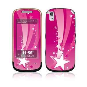 Samsung Instinct S30 Deca Vinyl Skin   Pink Stars