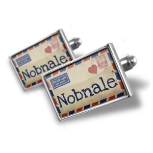 Cufflinks I Love You Love Letter Wolof from Senegal   Hand Made Cuff 