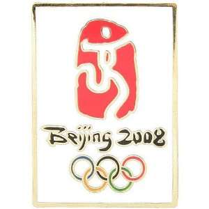  2008 Olympics Beijing Square Pin