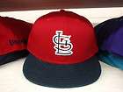 St. Louis Cardinals Hats New Era Fitted Caps 59FIFTY Baseball Burgundy 