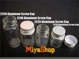 10 1000pcs Glass Bottle Aluminum Screw Cap 6ml 2235  