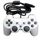 NEW Twin Rumble Controller WHITE for PlayStation 2 PS2