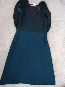NWT $2390 Prada colorblock draped dress 40 XXS  