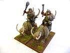 Warhammer Ogre Kingdoms MOURNFANG CAVALRY x2   well/pro painted