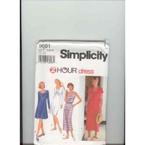    9681 Size P Simplicity 2 hour dress Unused 