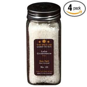   Spice Lab Lake Grassmere, Fine Grain Sea Salt, New Zealand (Pack of 4