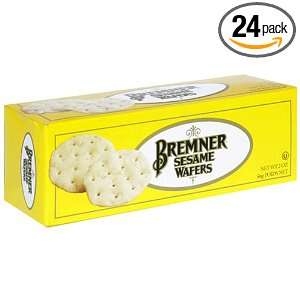 Bremner Wafers, Sesame, 2 Ounce Boxes Grocery & Gourmet Food