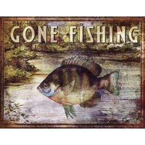    Gone Fishing   Poster by Paul Brent (14x11)