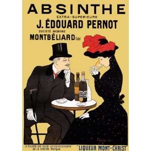  Absinthe J Edouard Pernot Lady Drink Liqueur Mont Christ 