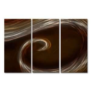  To The Point IV Abstract painting on metal wall art by artist 