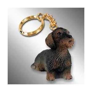  Wirehaired Dachshund Keychain