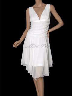   neck Cream Empire Waist New Party Dress 26100 US Size 12   HE26100CR14